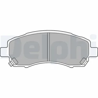 Delphi Bremsbel?ge vorne Subaru Impreza Legacy LP1545