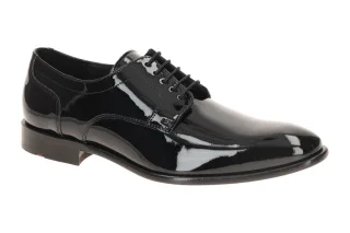 LLOYD 16-048-20 LENO 110 Herren Businessschuhe Schn?rhalbschuhe Schwarz Gl?nzend