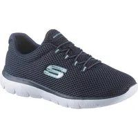 Skechers Summits Slip-On Sneaker Slipper, Freizeitschuh, Komfortschuh mit gepolstertem Schaftrand