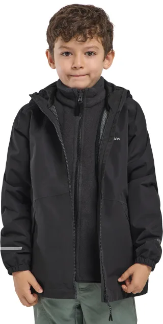 Jack Wolfskin 3-in-1-Funktionsjacke "ICELAND 3IN1 JACKET K" mit Kapuze