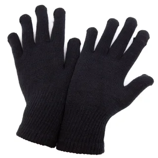 FLOSO Unisex Magic Gloves Handschuhe für Erwachsene (Schwarz)