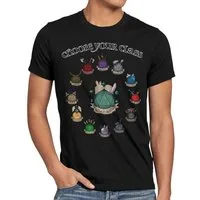 style3 T-Shirt Würfelauswahl dungeon and tabletop dragons d20 pen paper rollenspiel