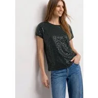 STREET ONE T-Shirt mit Rundhalsausschnitt