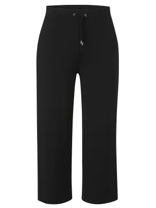 VIA APPIA DUE - Hose 7/8 weites Bein schwarz - Gr. - 54