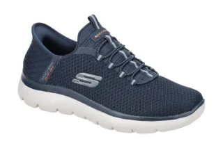 Skechers 232457 NVY Herren Slipper blau - navy Air Cooled Memory Foam