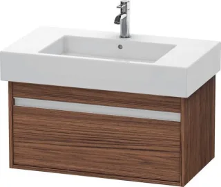 Duravit Ketho Waschtischunterbau wandhängend Nussbaum dunkel Matt 800x455x410 mm - KT669002121 KT669002121