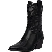 Salinyang Cowboy Boots Damen mit Absatz in Lederoptik Western Stiefel Stiefelette