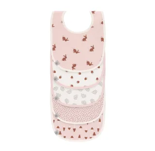 Lässig Wasserdichte Lätzchen Little Forest Rabbit 5er Pack