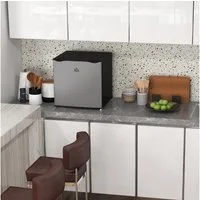 HOMCOM Gefrierschrank Gefriertruhe 800-127V90SR, 48,8 cm hoch, 47 cm breit, -14 bis -24℃ 5-stufige Temperaturregelung