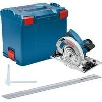 Handkreissäge GKS 85 G Professional blau, 2.200 Watt, L-BOXX, Führungsschiene FSN 1400