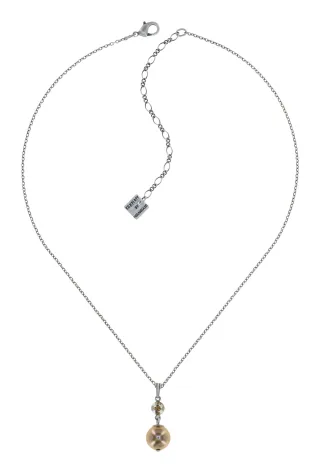 konplott - Kette - Pearl Shadow braun