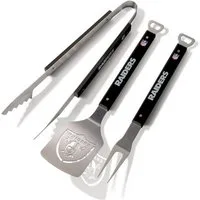 Las Vegas Raiders Grillbesteck-Set Las Vegas Raiders Spirit Series 3-Piece BBQ Set