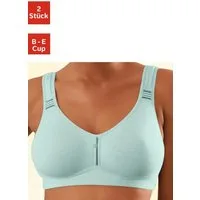 petite fleur by Lascana T-Shirt-BH (Packung, 2 Stück) ohne Bügel aus Baumwolle – auch ideal für große Größen, bequemer BH