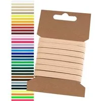 maDDma Webband 5m Gummiband 6,6mm Gummilitze Wäschegummi elastisches Band Wäscheband, beige