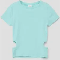 s.Oliver Kurzarmshirt T-Shirt T-Shirt mit Cut-Out-Details