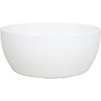 INNA-Glas Pflanzschale Keramik Pflanzenschale, Ø18,5cm, 8,5cm, weiß, matt
