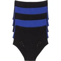 bonprix Taillenslip (Packung, 5-St) klassischer Stil, vorderseitige Beinausschnitte, 5er-Pack
