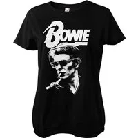David Bowie T-Shirt Smoking Portrait Girly Tee