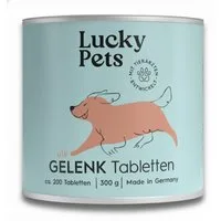 Lucky Pets Gelenktabletten für Hunde – mit Grünlippmuschel und Teufelskralle, Nahrungsergänzungsmittel für: Hunde
