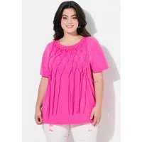 Angel of Style T-Shirt T-Shirt Boxy Fit Knotenfransen