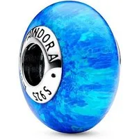 Pandora Charm-Einhänger 791691C02 Charm Damen Schillerndes Tiefblaues Ozean Opal Sterling-Silb