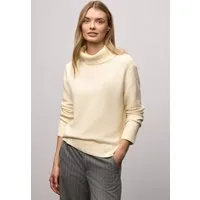 STREET ONE Rollkragenpullover mit feinem Strickmuster