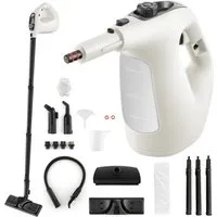 COSTWAY Dampfreiniger, 1400 W, 2 Bar, 125℃, Handgerät mit 14 Zubehörteilen