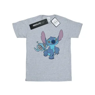 Disney - "Lilo And Stitch Hypnotized" T-Shirt für Mädchen (Grau)