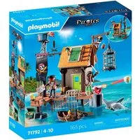 Playmobil® Piratenhafen mit Seeräuber-Gefängnis (71792), Playmobil Pirates Konstruktions-Spielset, (165 St), Made in Germany