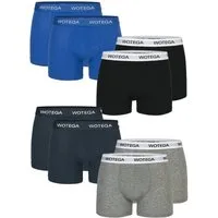 WOTEGA Boxershorts Joe (Spar-Set, 8er-Pack) moderne Baumwoll Unterhosen exklusiv im 8er Pack