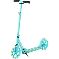 COSTWAY Cityroller Tretroller, mit 2 LED Rädern, klappbar