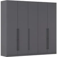 OTTO home Kleiderschrank Mehrzweckschrank Aktenschrank Möbel Mietswohnung Schlafzimmer AVOLA (3 verschiedene Ausstattungen BASIC/CLASSIC/PREMIUM (inkl. SOFT-CLOSE) mit hochwertigen Stangengriffen in Schwarz aus Metall MADE IN GERMANY