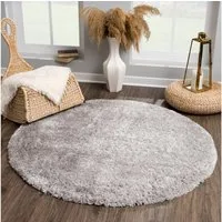 Sanat Hochflor-Teppich Porto, auch als Läufer und in Rund erhältlich, rund, Höhe: 45 mm, Wohnzimmer, Langflor, Shaggy,weich
