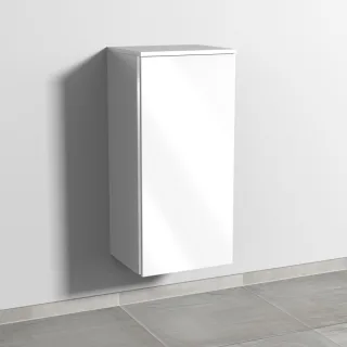 Sanipa 3way Mittelschrank mit 1 Tür, Weiß-Glanz, BS12378 BS12378