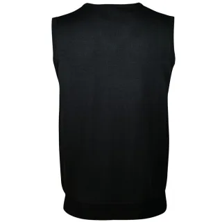 SOLS Unisex Gentlemen Pullunder mit V-Ausschnitt (Schwarz)