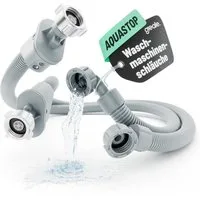 greate. Zulaufschlauch 2x Aquastop Schlauch Waschmaschine 1,5m 3/4" Waschmaschinenschlauch, Zubehör für Waschmaschine, Aquastop