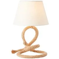 Brilliant Tischleuchte Sailor, ohne Leuchtmittel, Tischlampe natur/weiß