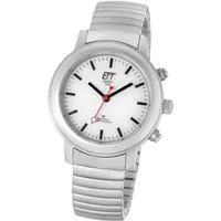 ETT Funkuhr Basic ELS-11188-11M, Armbanduhr, Damenuhr, Solar, Flexband, Zugband