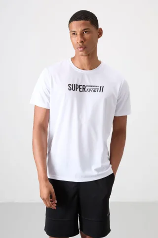 Herren T-Shirt mit Print und Rundhalsausschnitt