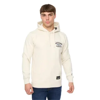 Crosshatch - "Motocross" Kapuzenpullover für Herren (Helles Steingrau)