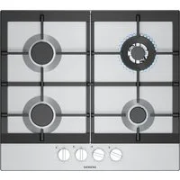 SIEMENS Gas-Kochfeld iQ500 EC6A5HI90, Präzise stepFlame Technologie & leicht zu reinigende Metallknebel