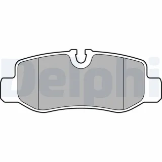 Delphi Bremsbel?ge hinten Mercedes Eqv Evito Marco V-Klasse Vito