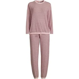 Silky Knit Lounge-Set für Damen in Plus-Größe, Damen, size: plus, Blau, Polyester/Viskose/Polyester-Mischung, by Lands' End