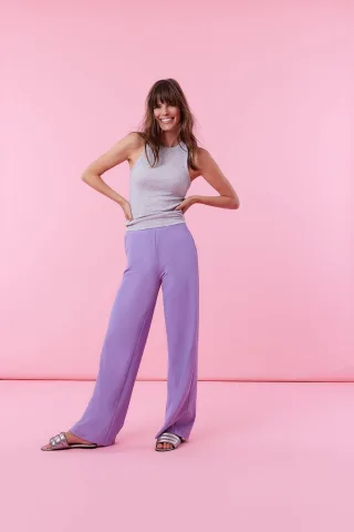 Corel Broek Lilly Weite Hose Lila