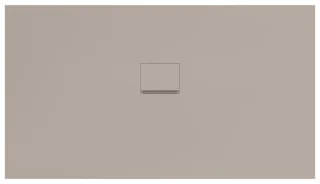 Villeroy & Boch Duschwanne Squaro Infinity 1600x900x40mm, flächenbündig Einbau Antirutsch Almond UDQ1690SQI2V-AL