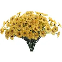Kunstpflanze 6 Bündel Kunstblumen wie Echt Künstliche Blumen Balkon Kunstblumen, Agger, Frühling Künstlicher Blumenstrauß Outdoor Balkonpflanzen