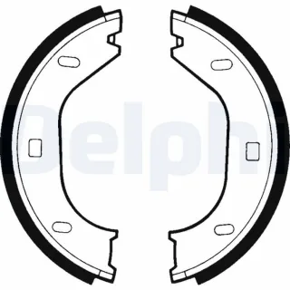 Delphi Bremsbacken hinten Alfa Romeo BMW