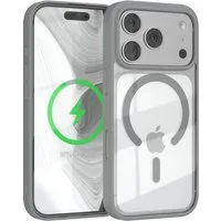 EAZY CASE Handyhülle Transparente Hülle mit MagSafe für iPhone 17 Pro 6,3 Zoll, Back Cover Slimcover mit Displayschutz, Magsafefunktion, Bumper-Hülle