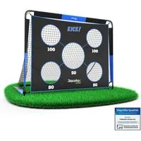 Racetex Fußballtor 2-in-1 Fußballtor mit Torwand – robust, mobil & schnell (mit praktischer Transporttasche, Erdanker und robustem Fußballnetz), ⚽ UNSERE EMPFEHLUNG ⚽