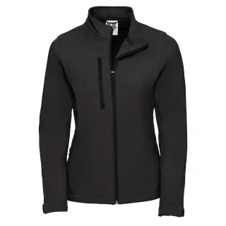 Russell - Softshelljacke für Damen (Schwarz)